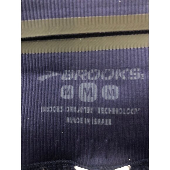 Brooks Women's STREAKER Ombre Running Tights Navy & Magenta Size Medium - Picture 6 of 7